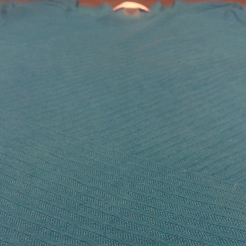 Allison Daley Teal Long Sleeve Top - Picture 9 of 11